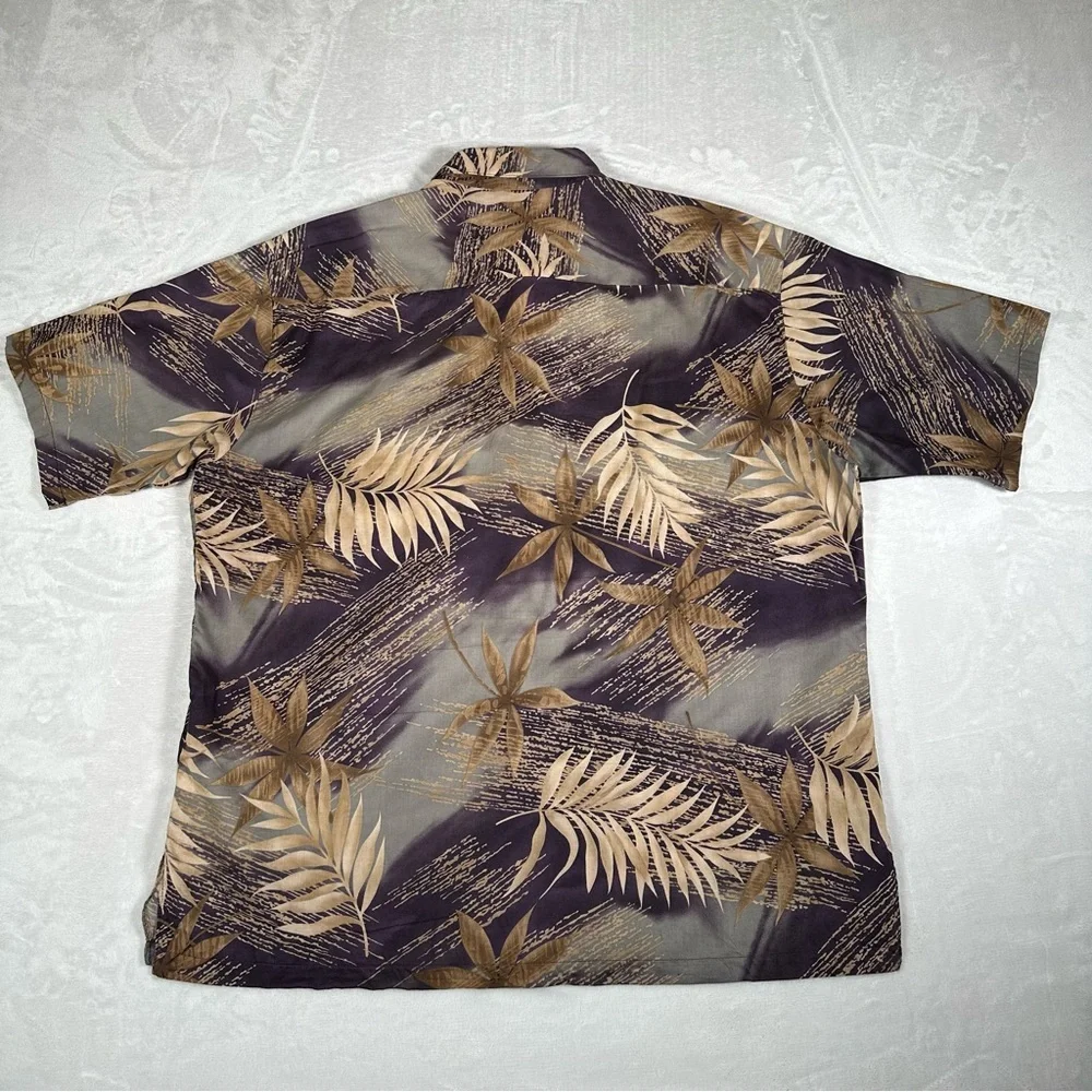 Tori Richard Honolulu Shirt Men Size XL Short Sleeve Hawaiian 100% Cotton Lawn - Picture 10 of 11